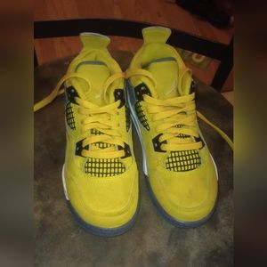 Nike Air Jordan 4 Retro PS Lightning 2021 Shoes Sneaker BQ7669-700 Size 13C